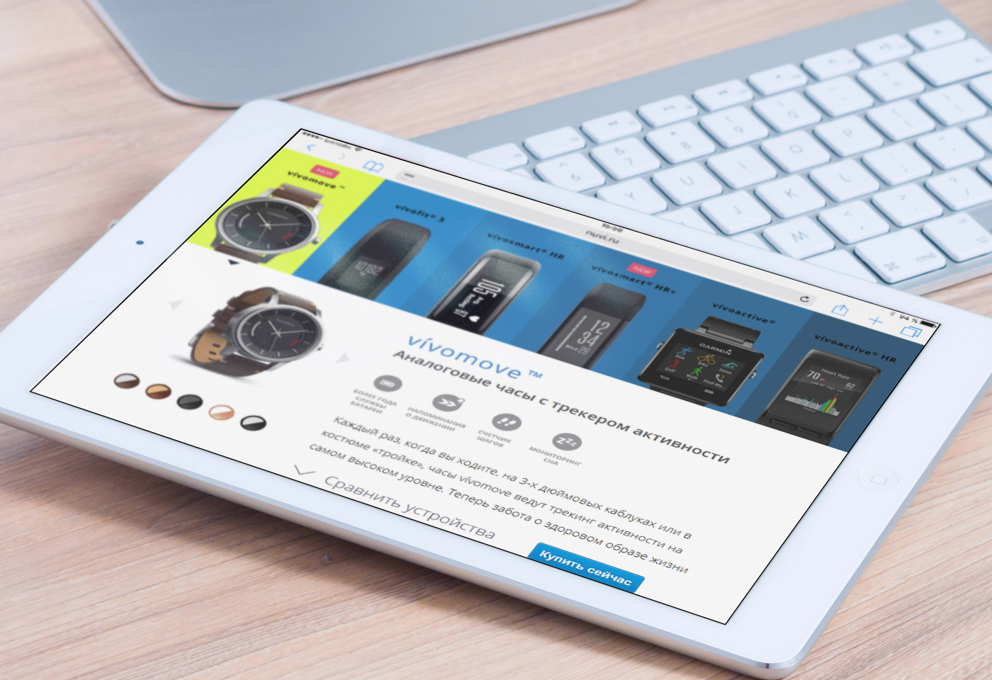 Создание сайтов Garmin